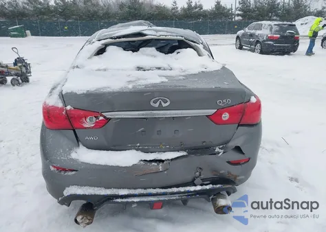 2014 Infiniti Q50 Premium z USA, uszkodzony, nr VIN JN1BV7AR6EM706635